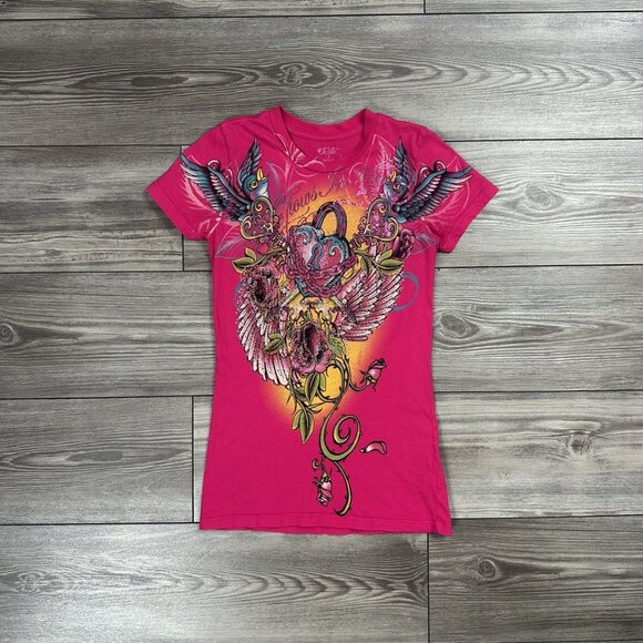 Crazy Vintage Y2K In Vein Tattoo T Shirt - Picture 1 of 5